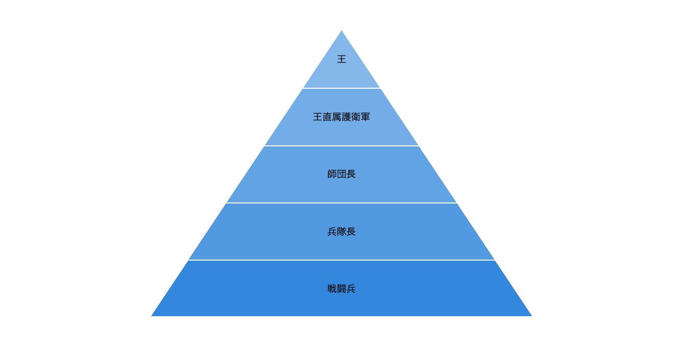 階層の図